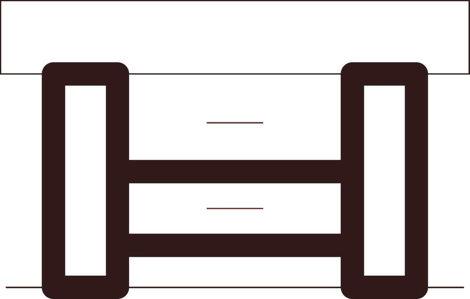 Line Two Color Design vector