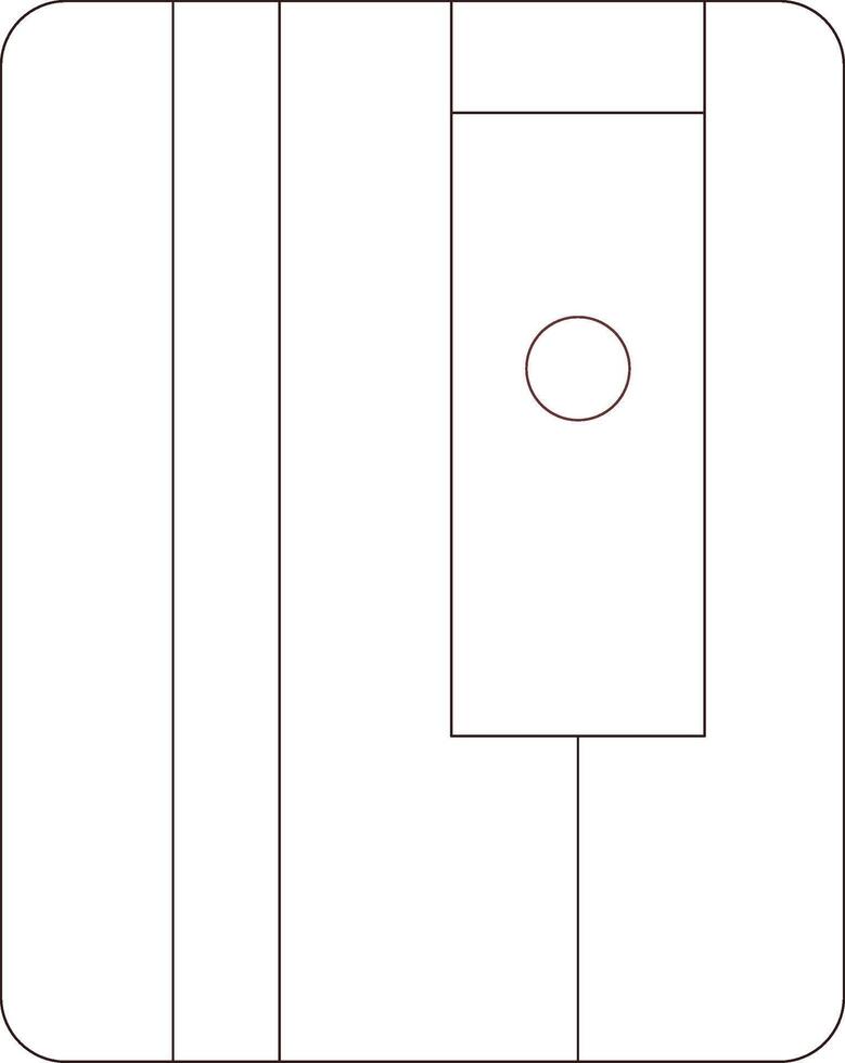Line Two Color Design vector
