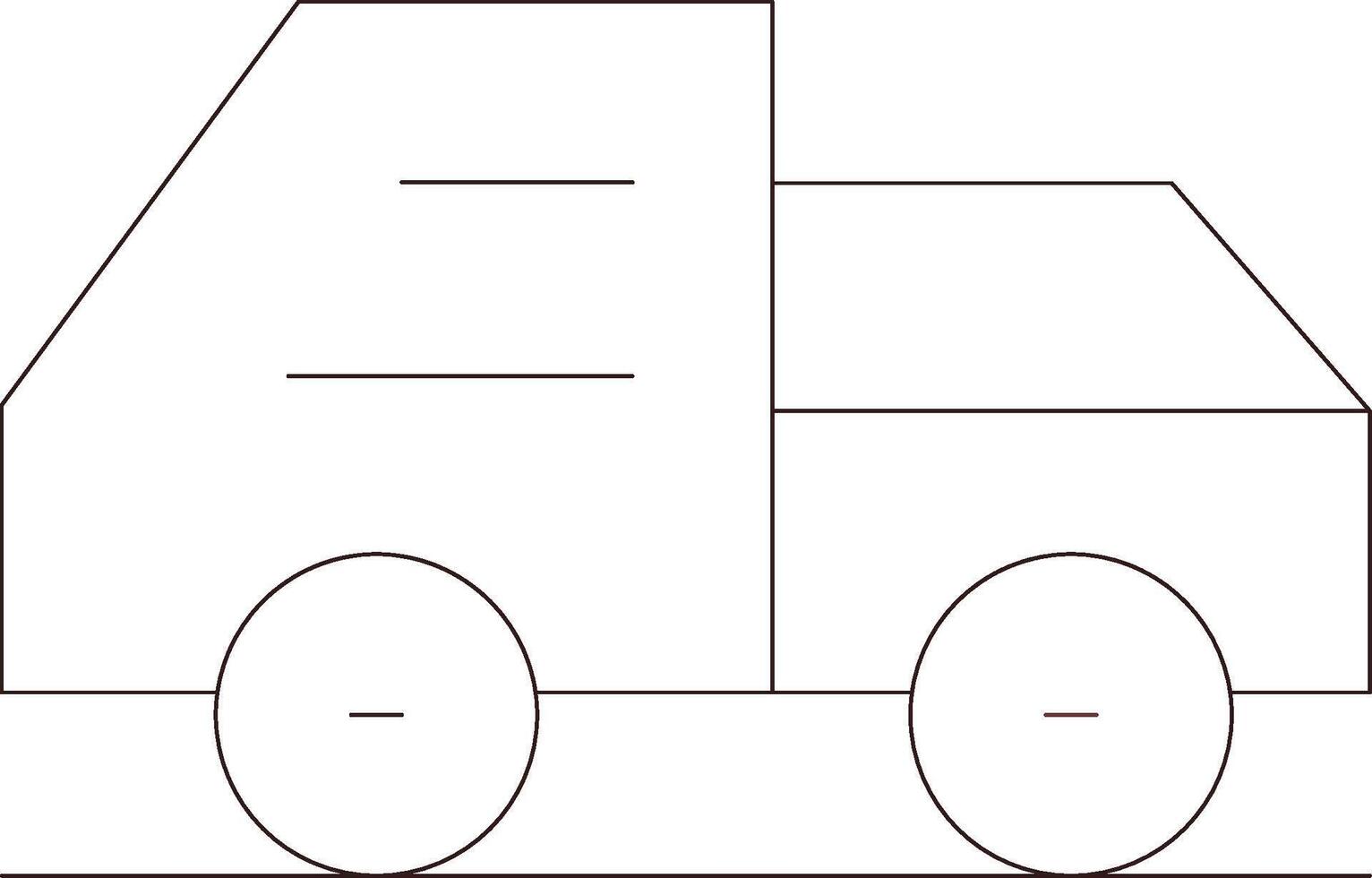 Line Two Color Design vector