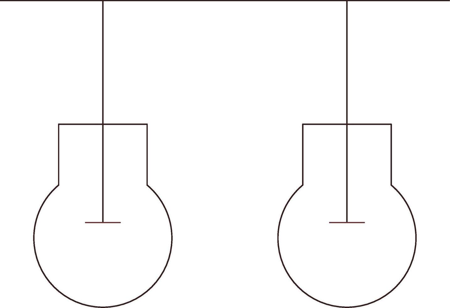 Line Two Color Design vector