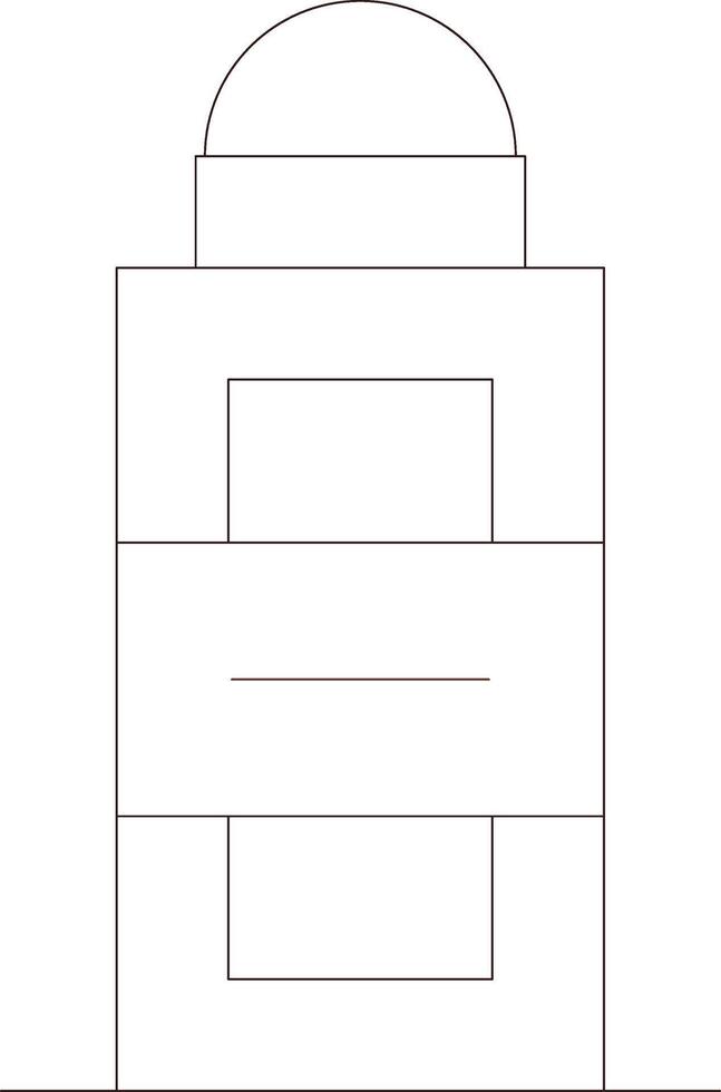 Line Two Color Design vector