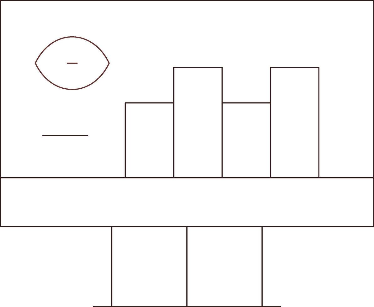 Line Two Color Design vector