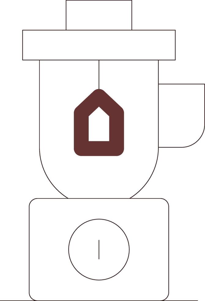 Line Two Color Design vector