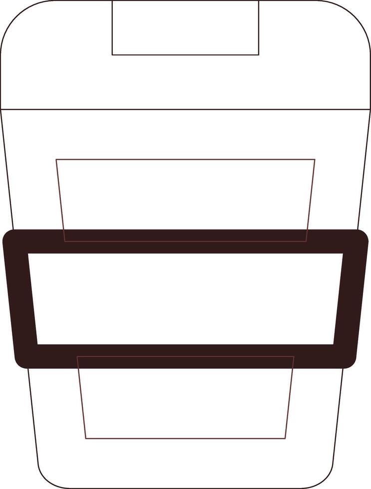 Line Two Color Design vector