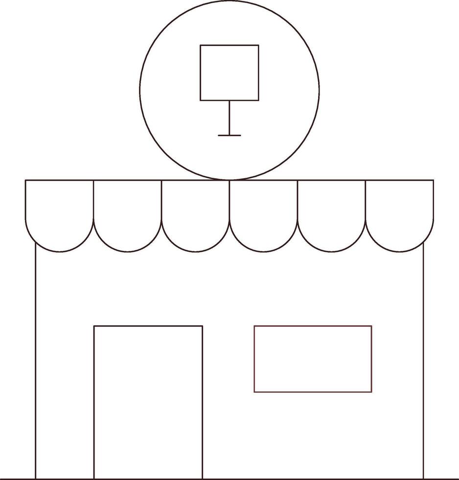 Line Two Color Design vector