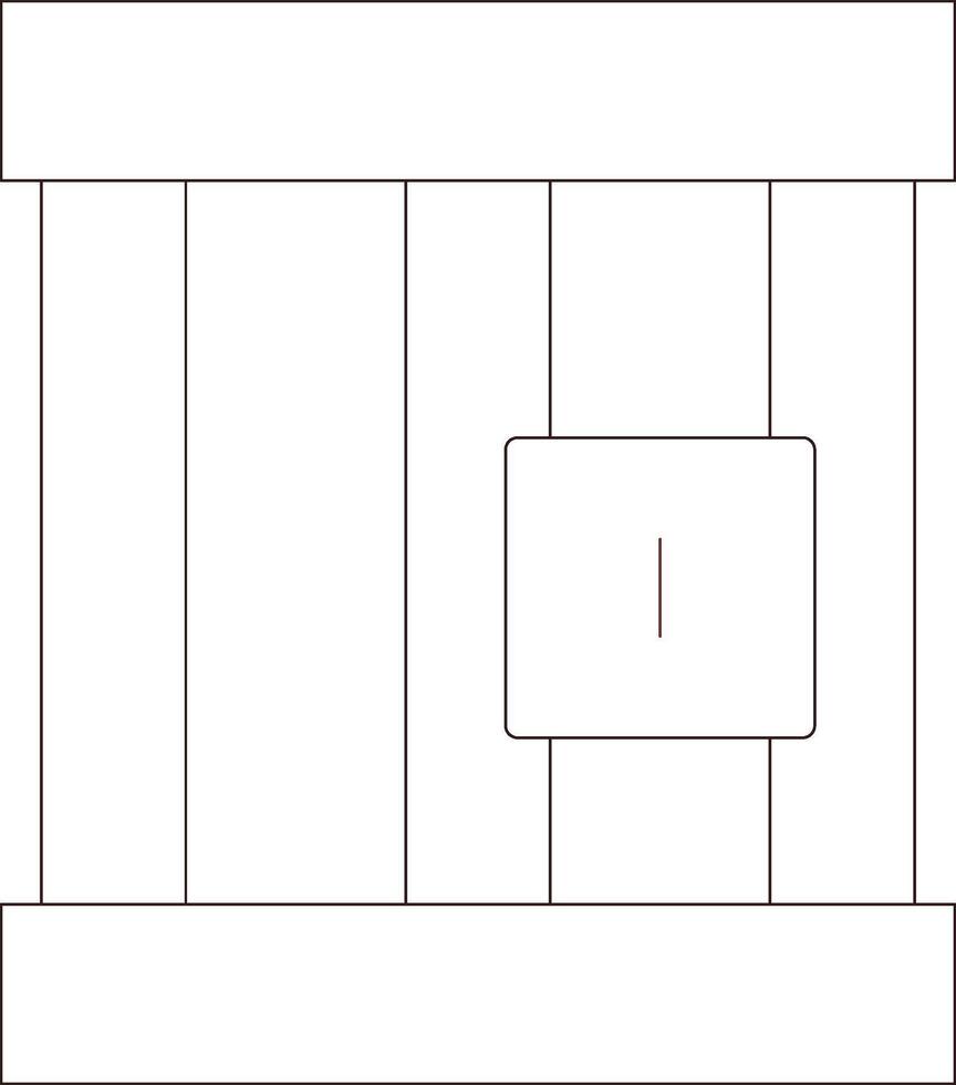 Line Two Color Design vector