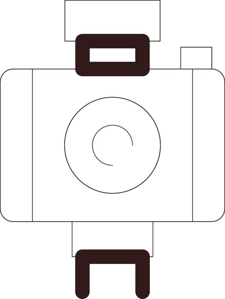 Line Two Color Design vector