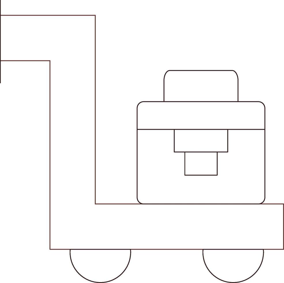 Line Two Color Design vector