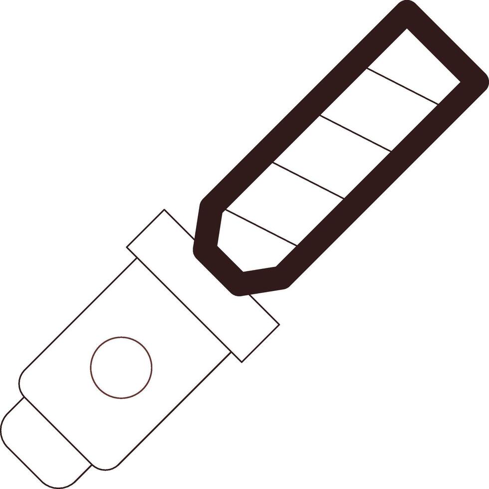 Line Two Color Design vector