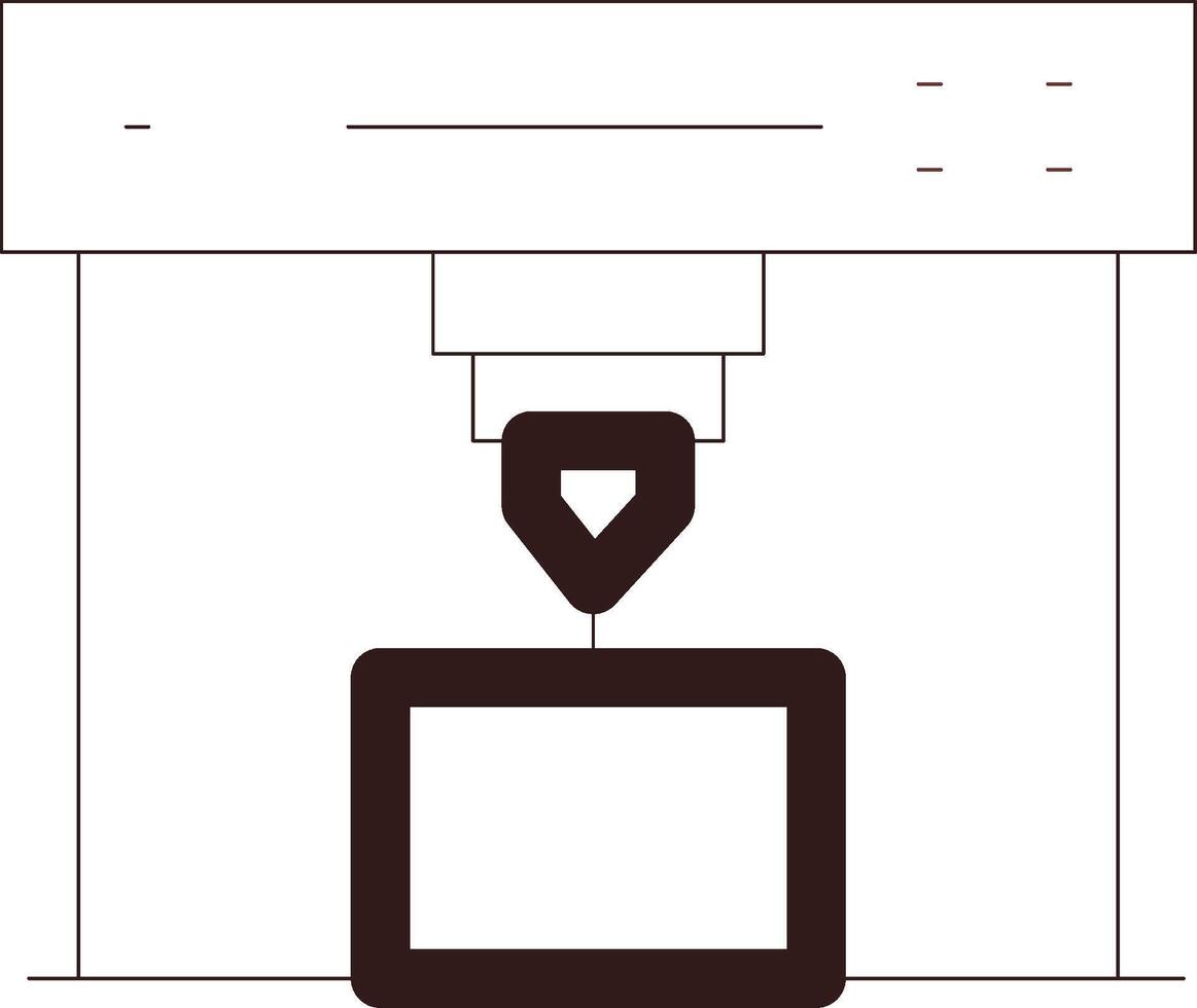 Line Two Color Design vector