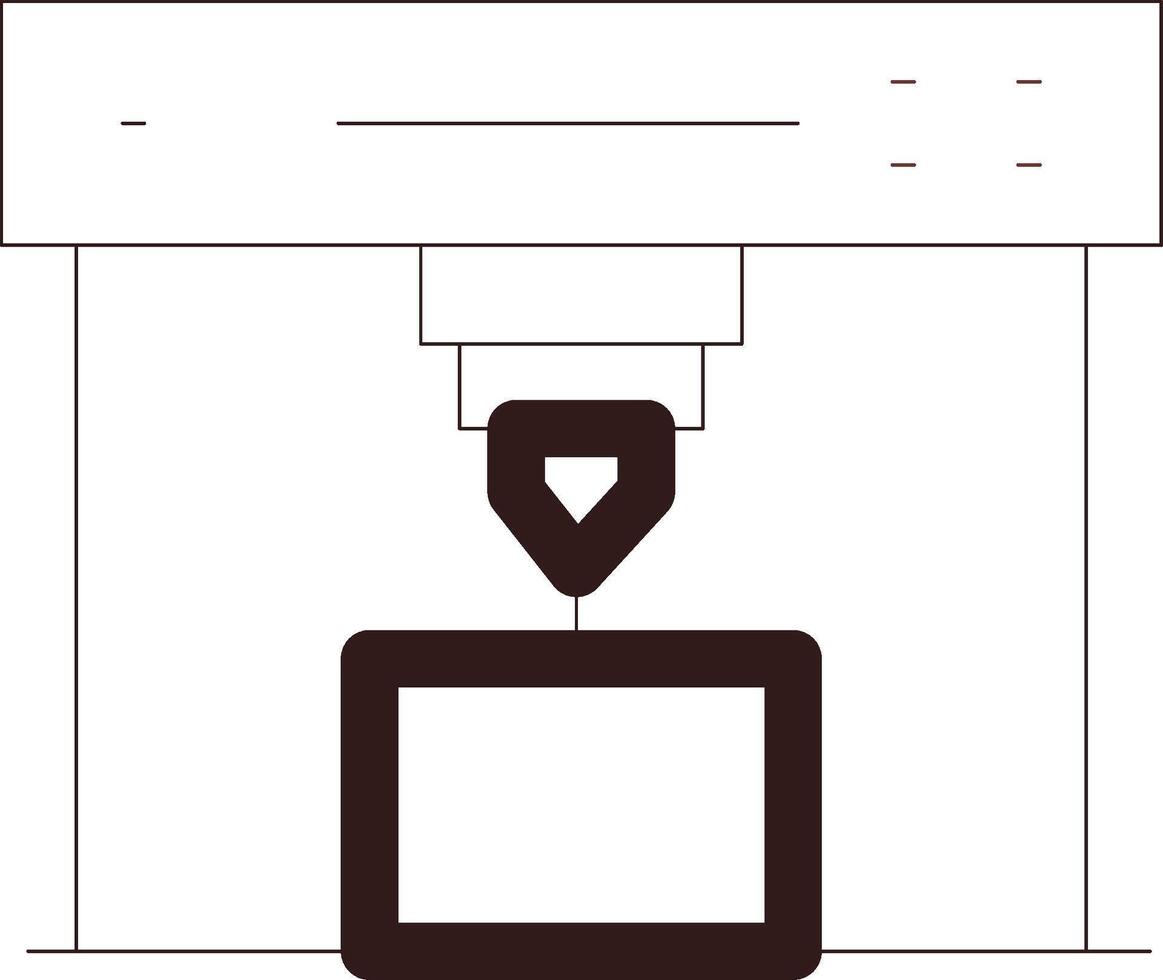 Line Two Color Design vector