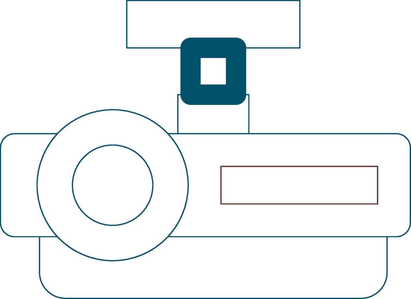 Line Two Color Design vector