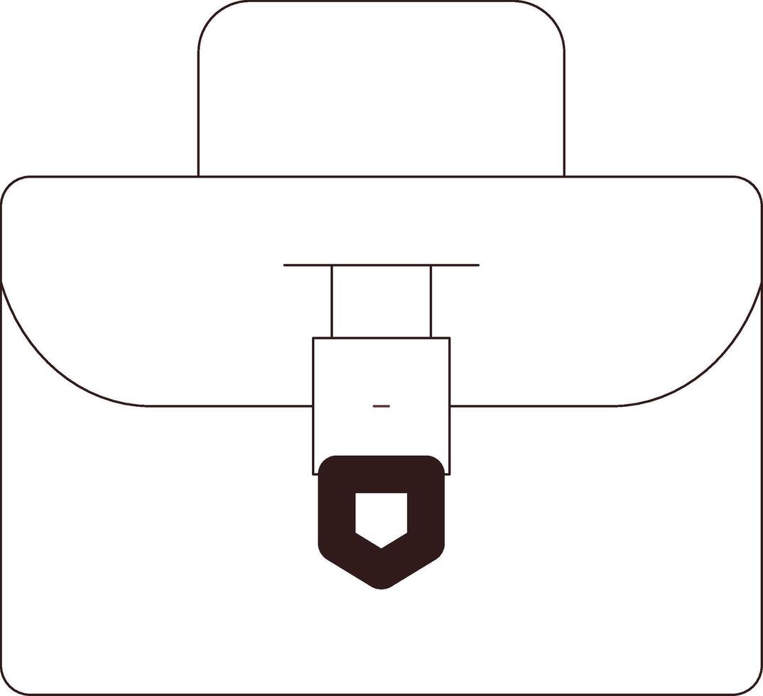 Line Two Color Design vector