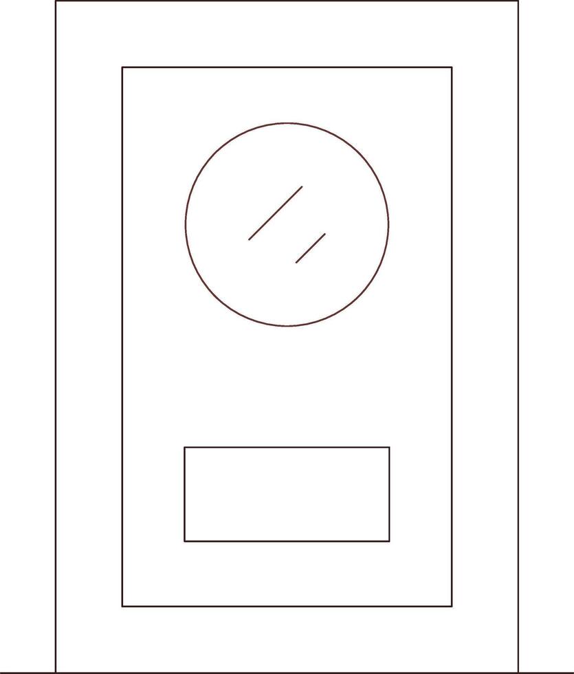 Door Creative Icon Design vector