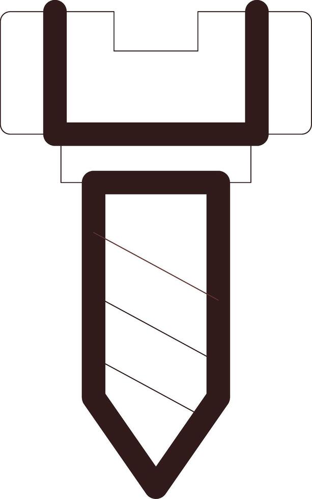 Line Two Color Design vector