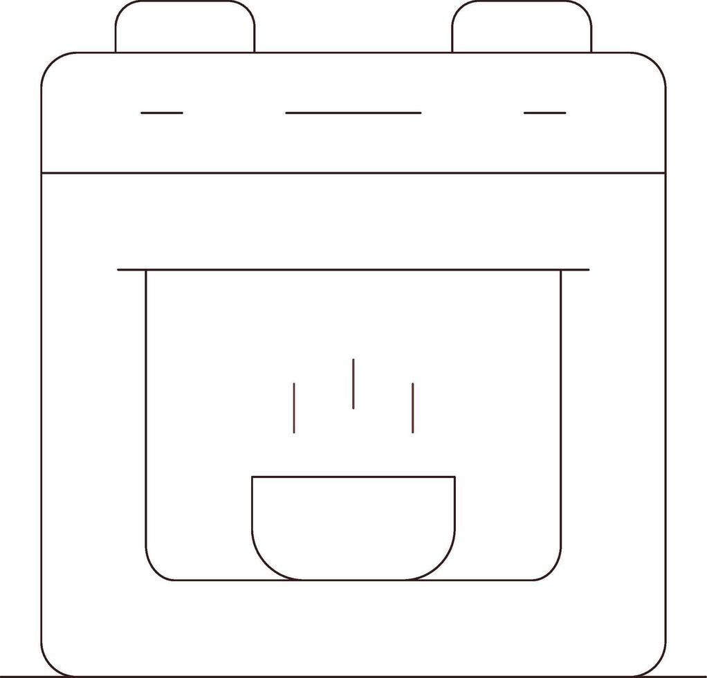 Line Two Color Design vector