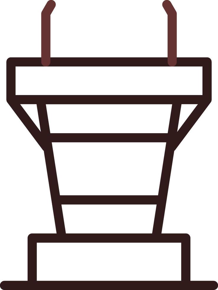 Podium Creative Icon Design vector