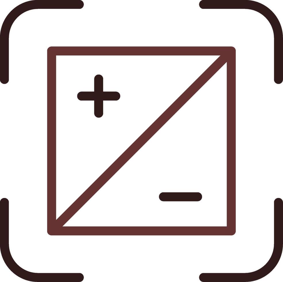 Line Two Color Design vector