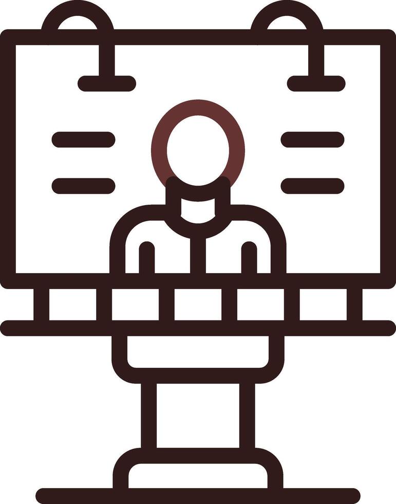 Billboard Creative Icon Design vector