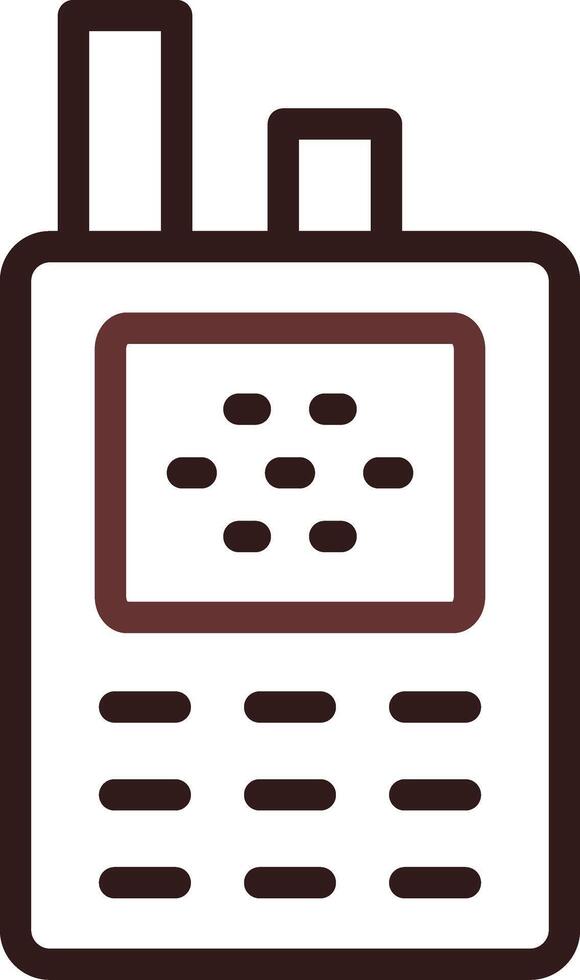 diseño de icono creativo de walkie talkie vector