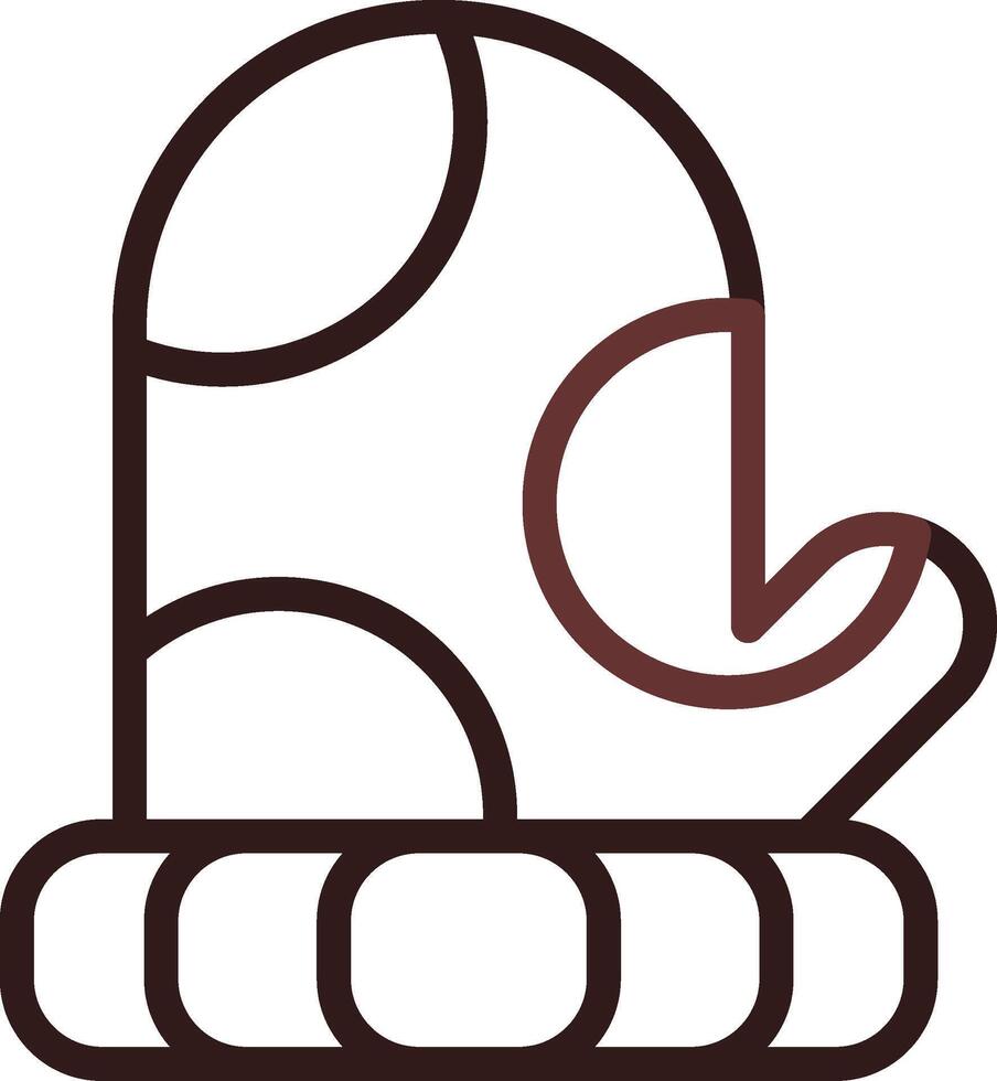 Mitten Creative Icon Design vector