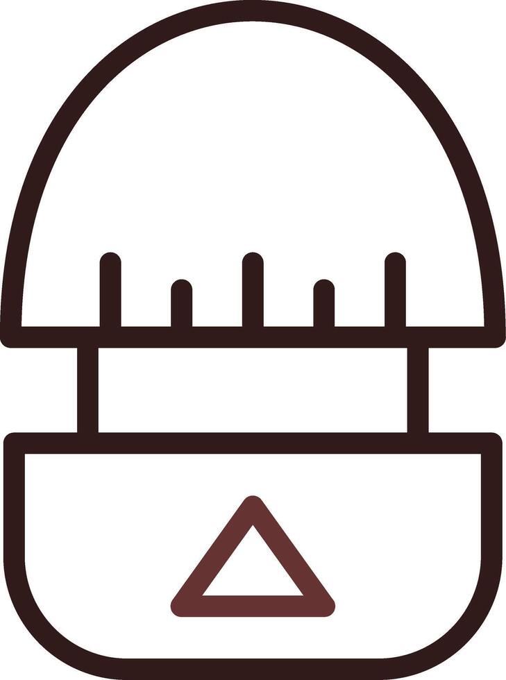 Kitchen Timer Creative Icon Design vector