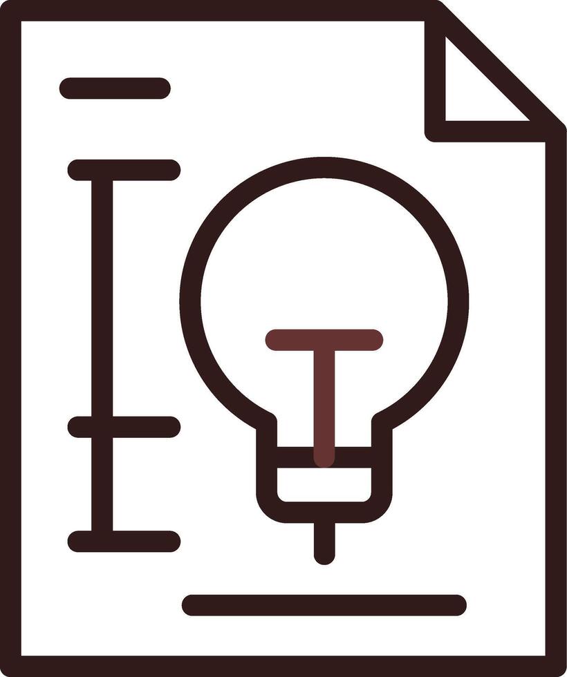 Patent Creative Icon Design vector