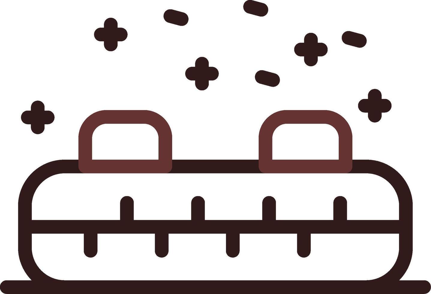Inflatable Sled Creative Icon Design vector