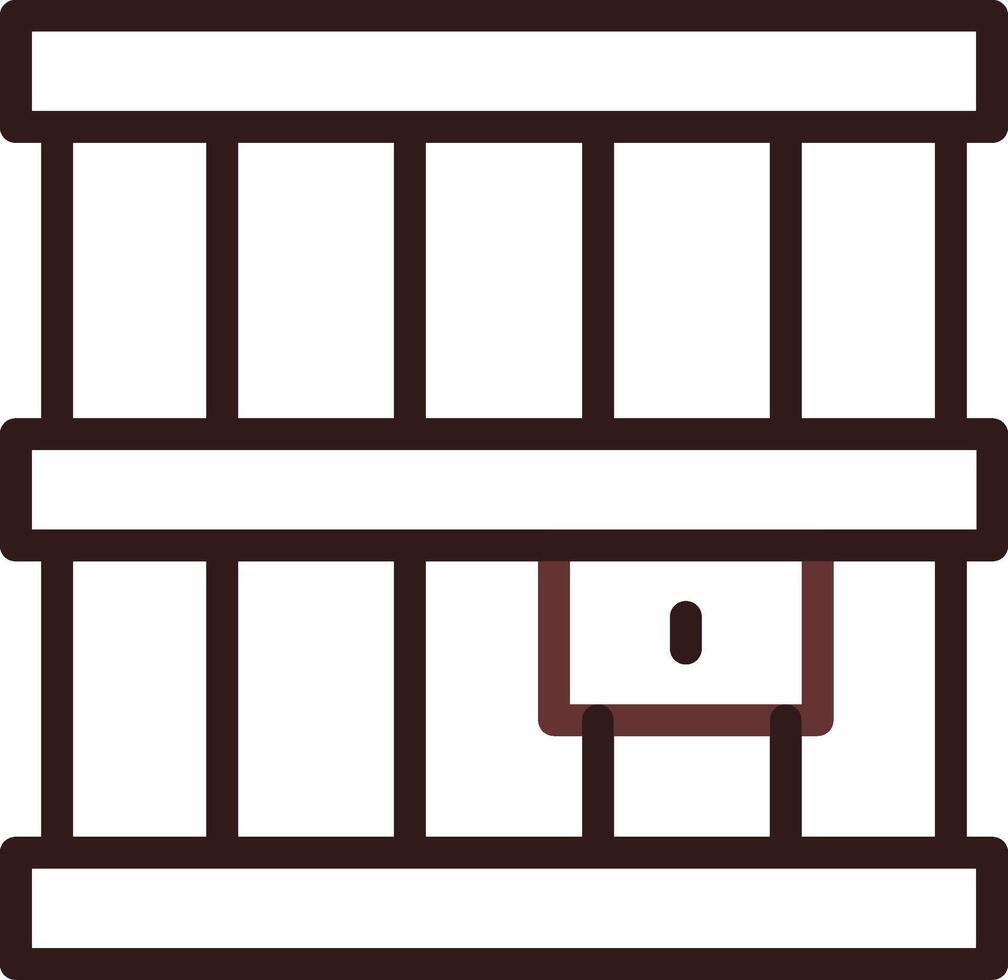 Jail Creative Icon Design vector