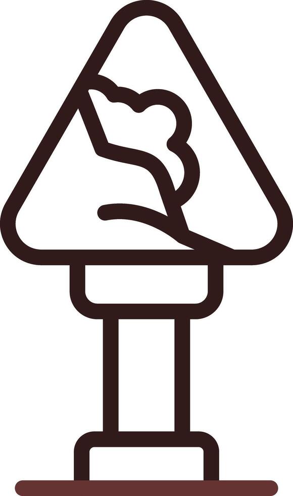 Avalanche Sign Creative Icon Design vector