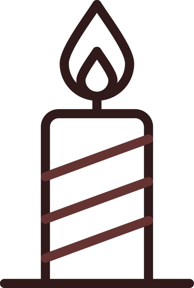 Candle Creative Icon Design vector