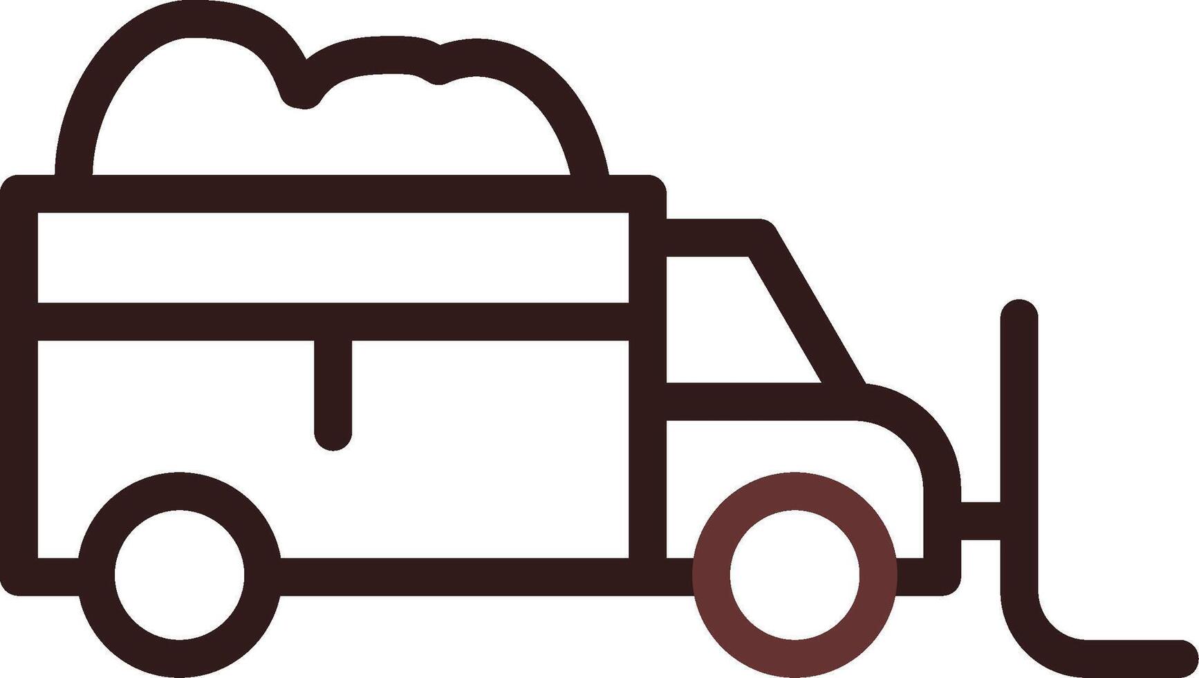 Snowplow Creative Icon Design vector