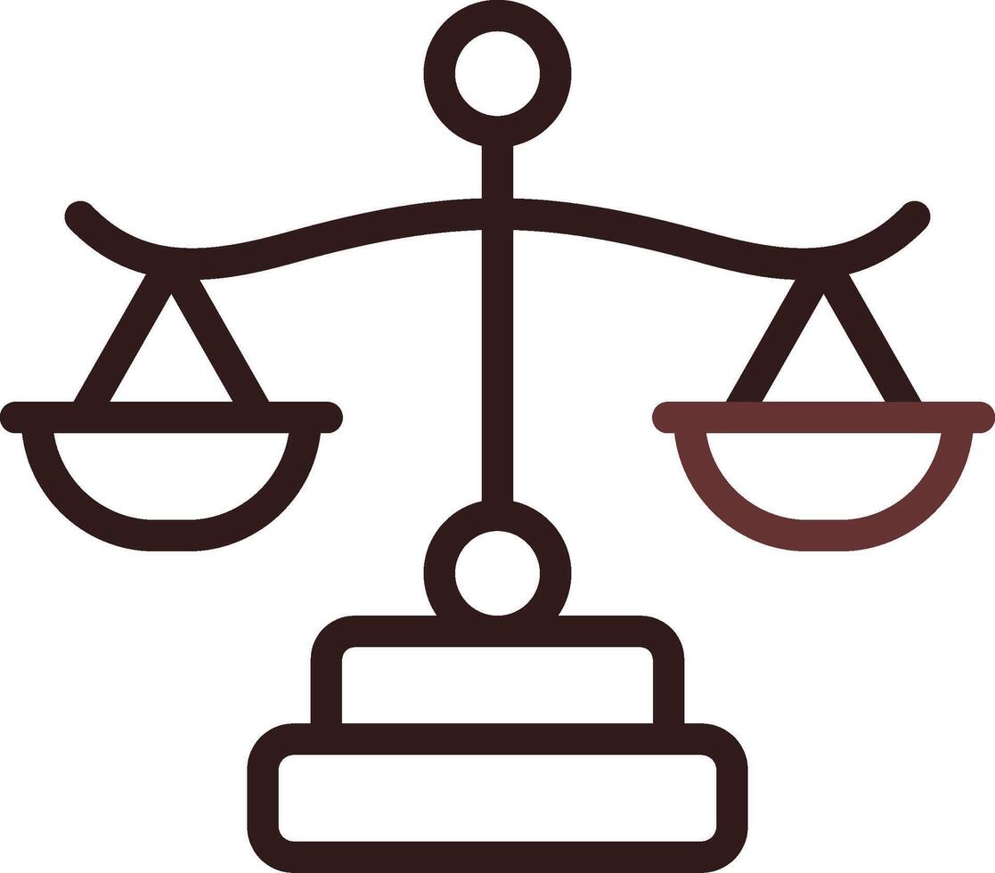 Justice Creative Icon Design vector