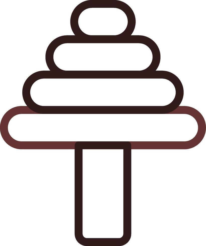 Edge Step Drill Creative Icon Design vector