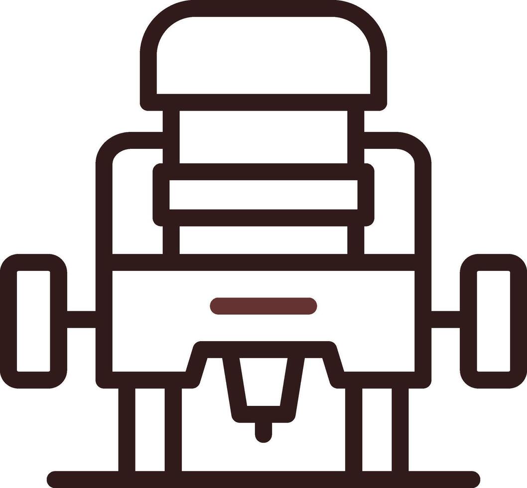 Router Machine Creative Icon Design vector