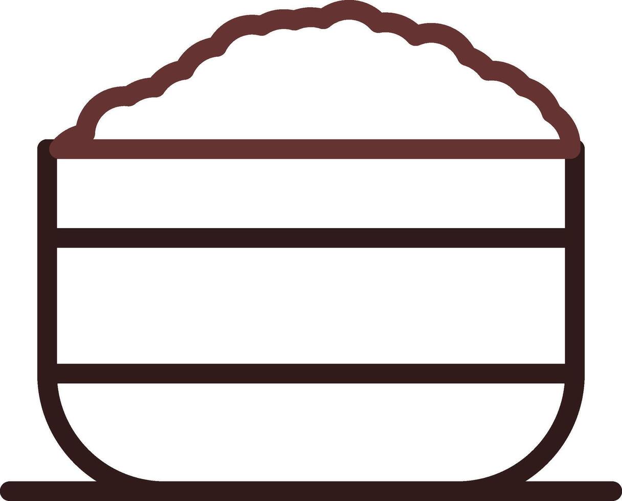 Bowl Creative Icon Design vector
