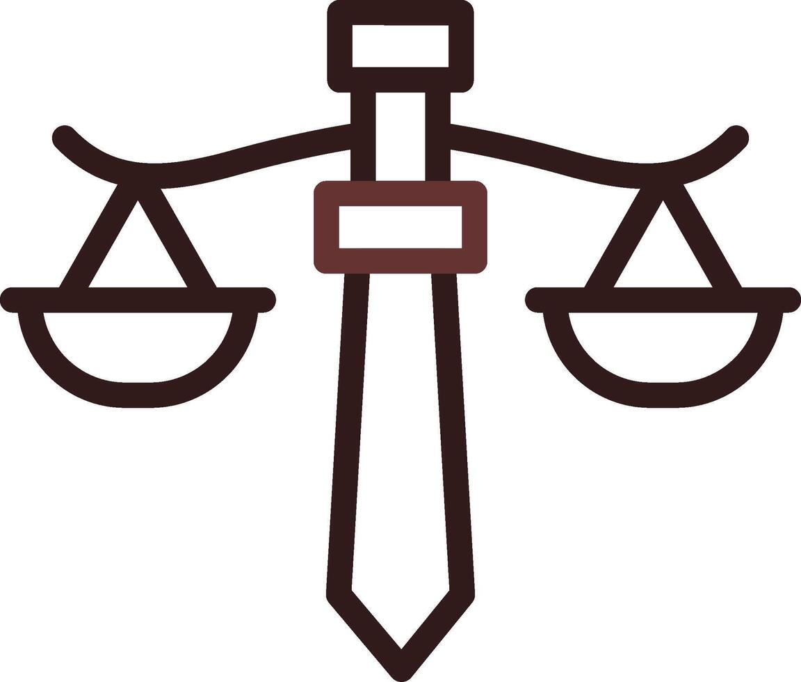 Justice Creative Icon Design vector