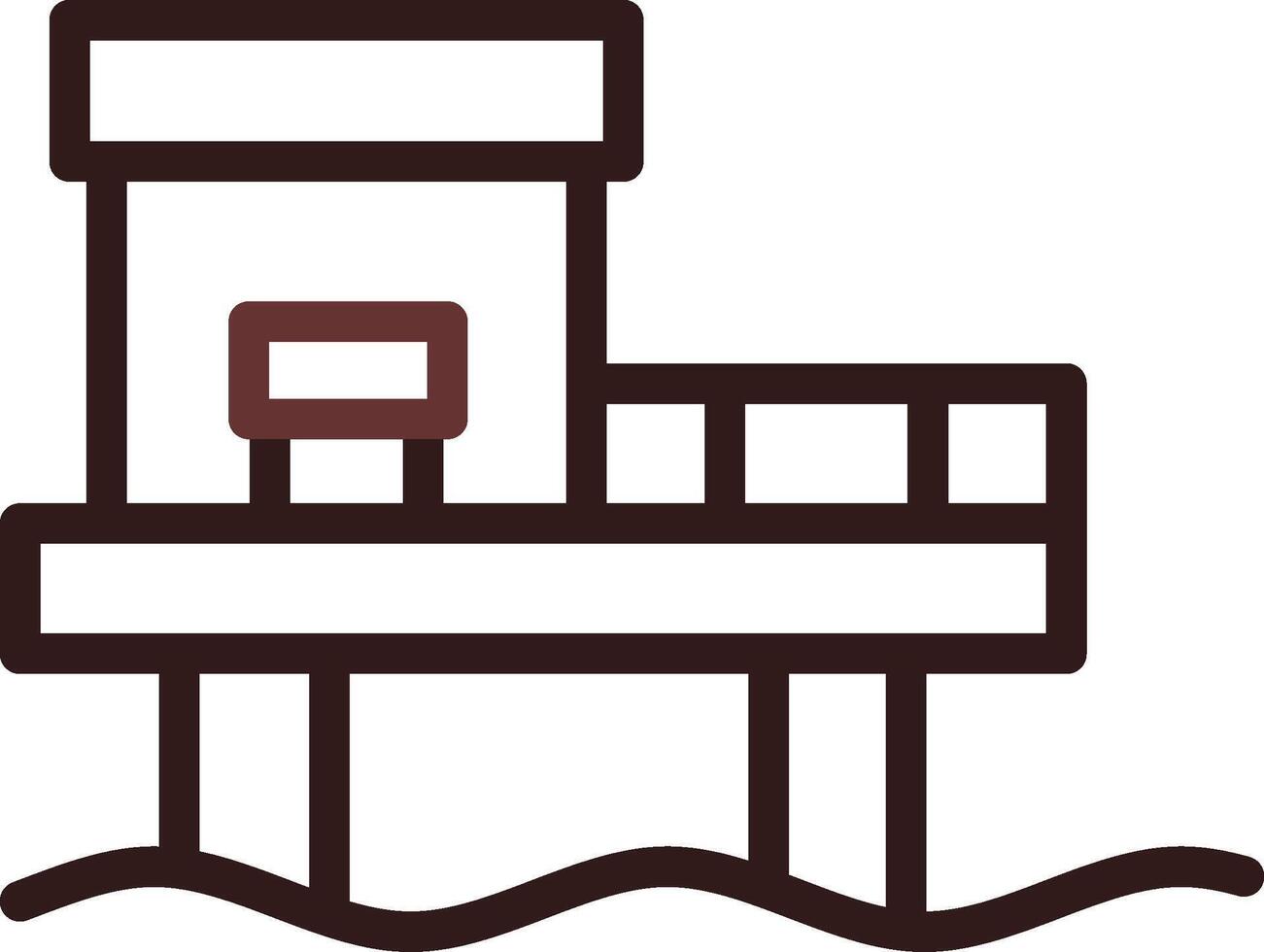 Dock Creative Icon Design vector