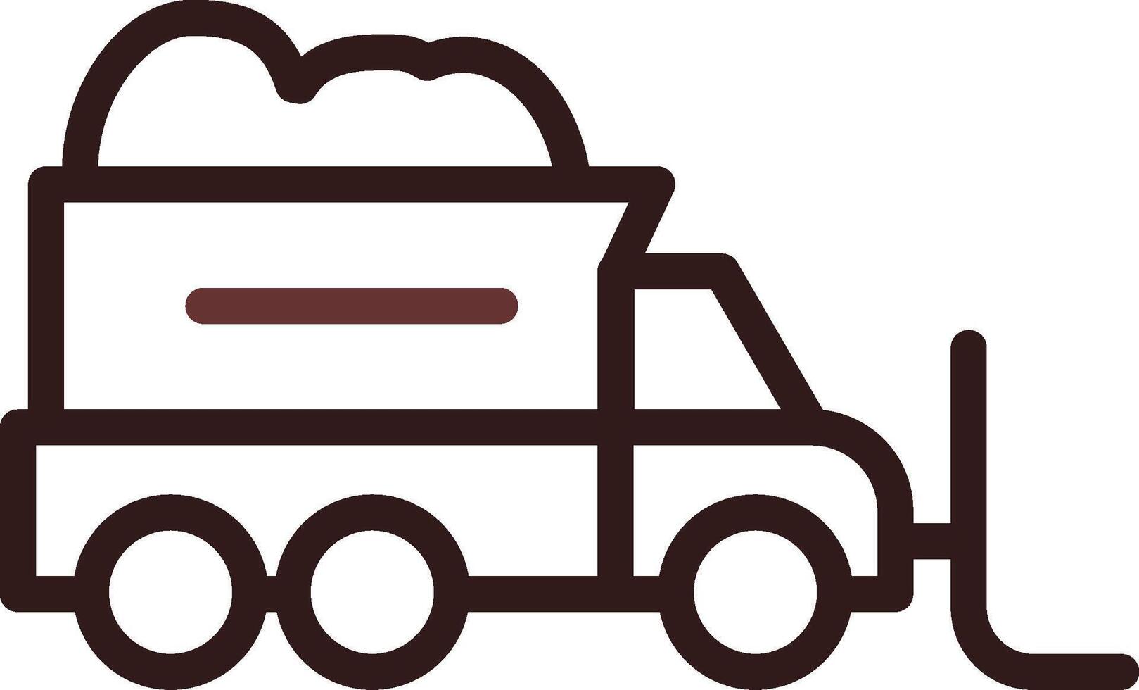 Snowplow Creative Icon Design vector