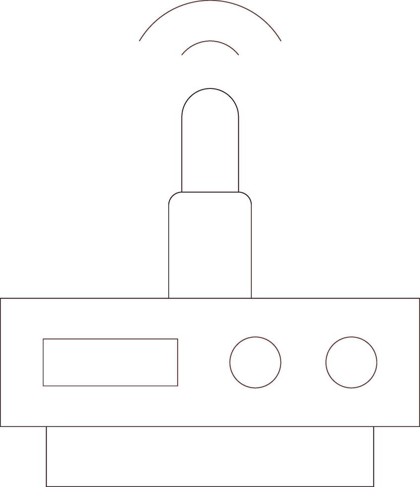 Wifi Router Creative Icon Design vector