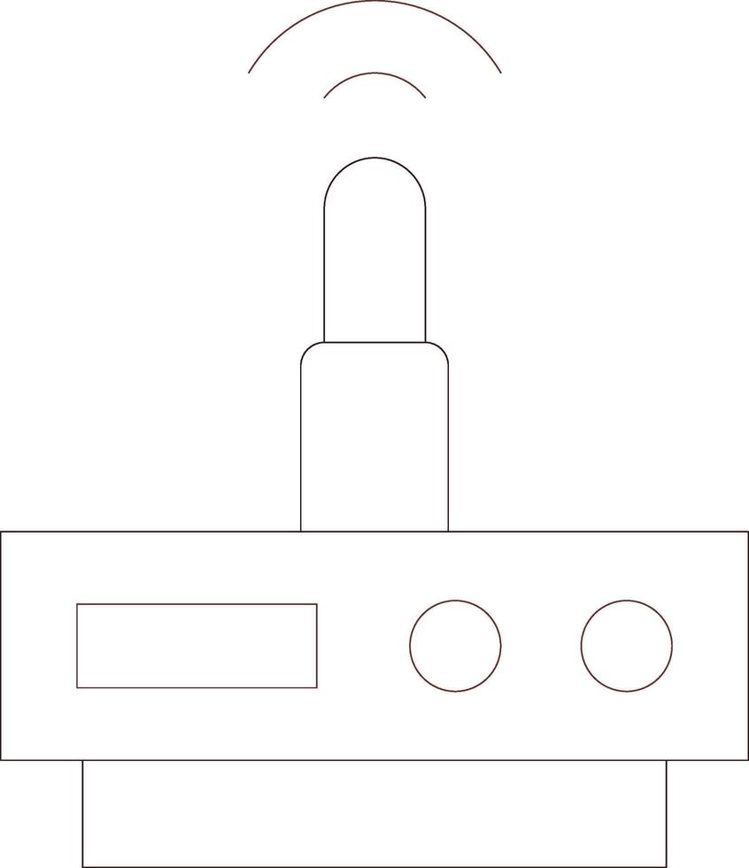 diseño de icono creativo de enrutador wifi vector