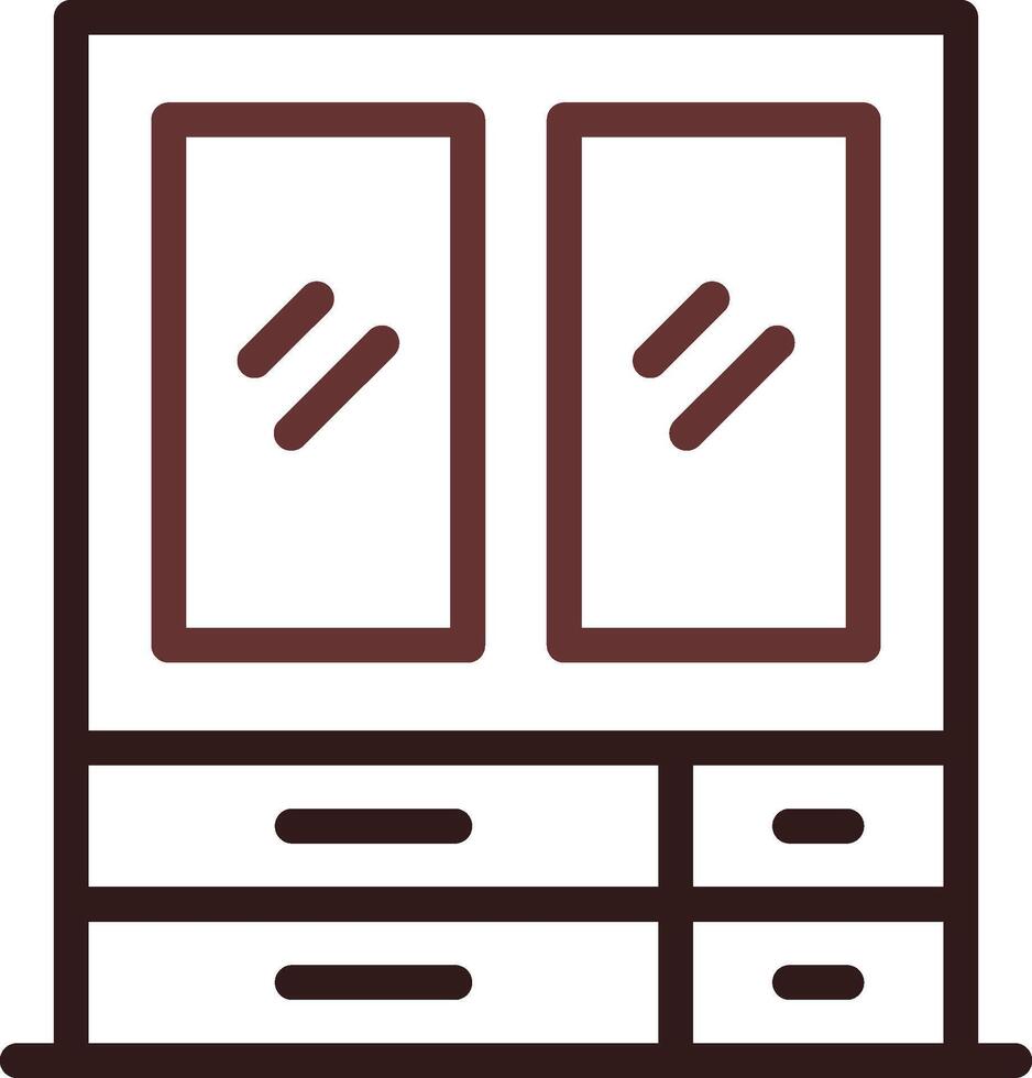 Closet Creative Icon Design vector