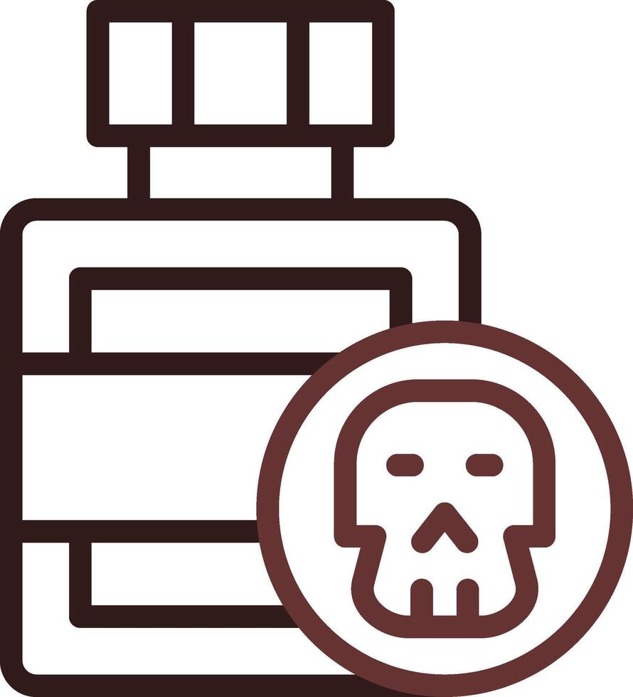 Poison Creative Icon Design vector