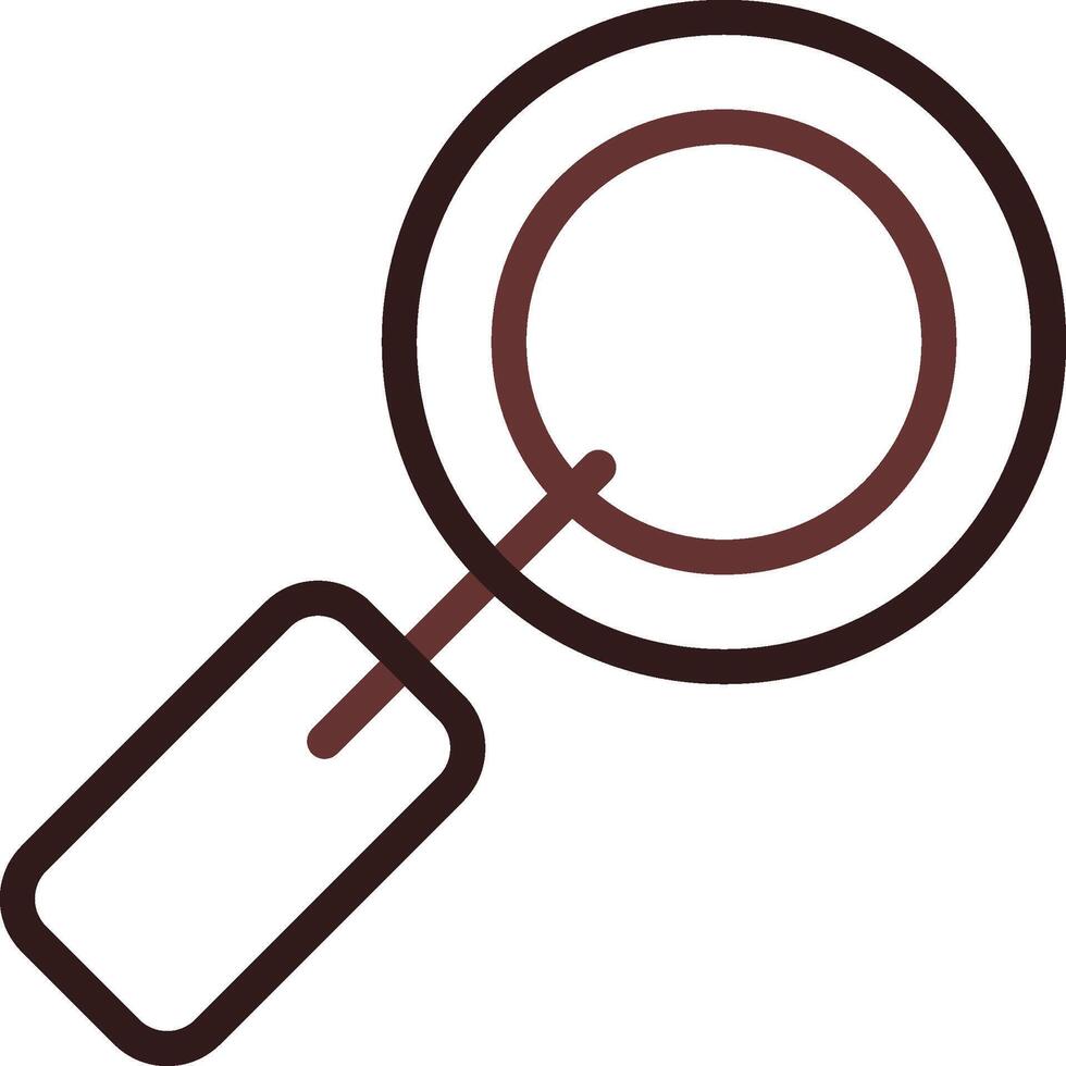 Magnifying Glass Creative Icon Design vector