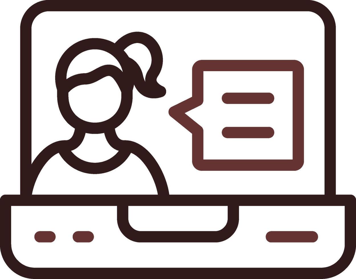 Job Interview Creative Icon Design vector