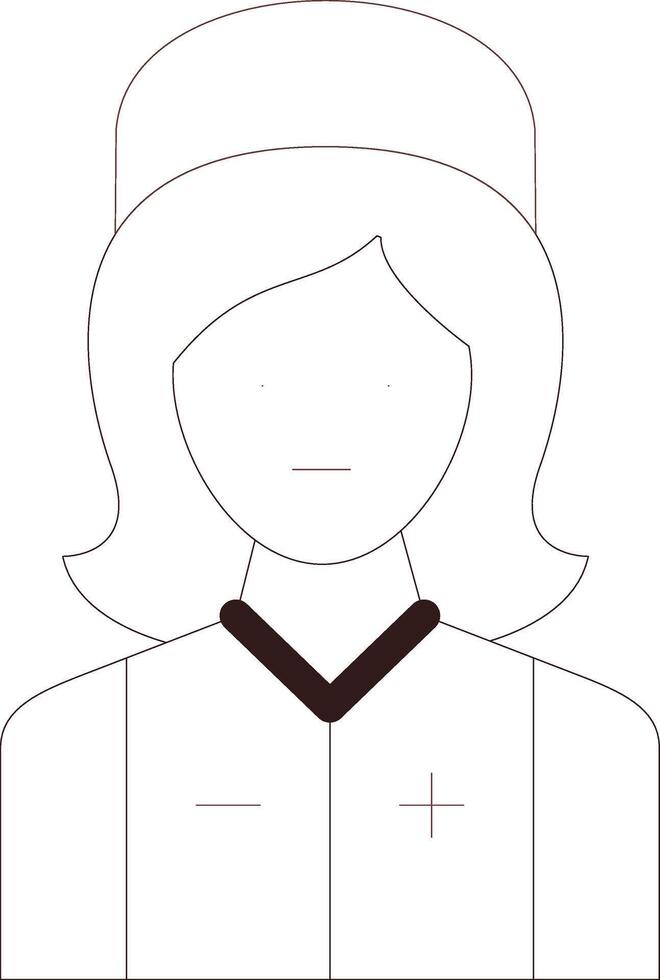 Nurse Creative Icon Design vector