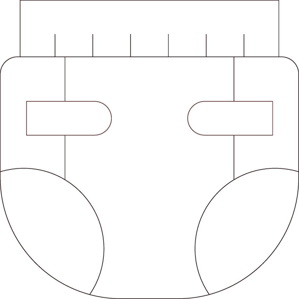Diaper Creative Icon Design vector