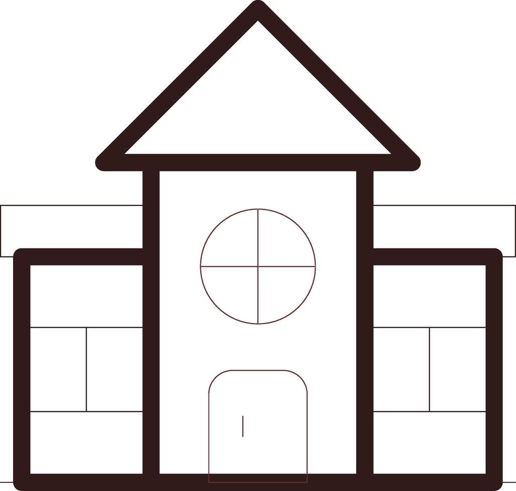 Retirement Home Creative Icon Design vector