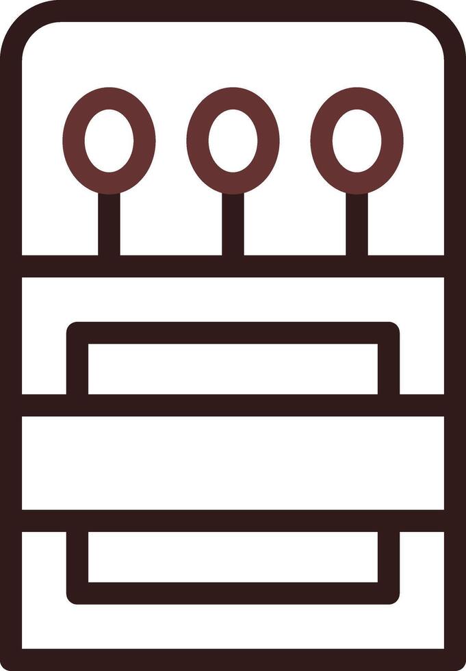 Matches Creative Icon Design vector