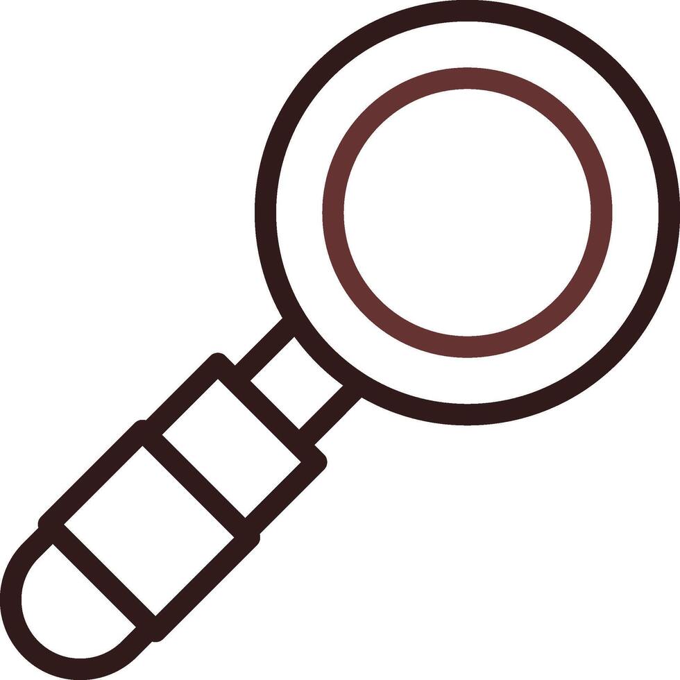 Magnifying Glass Creative Icon Design vector